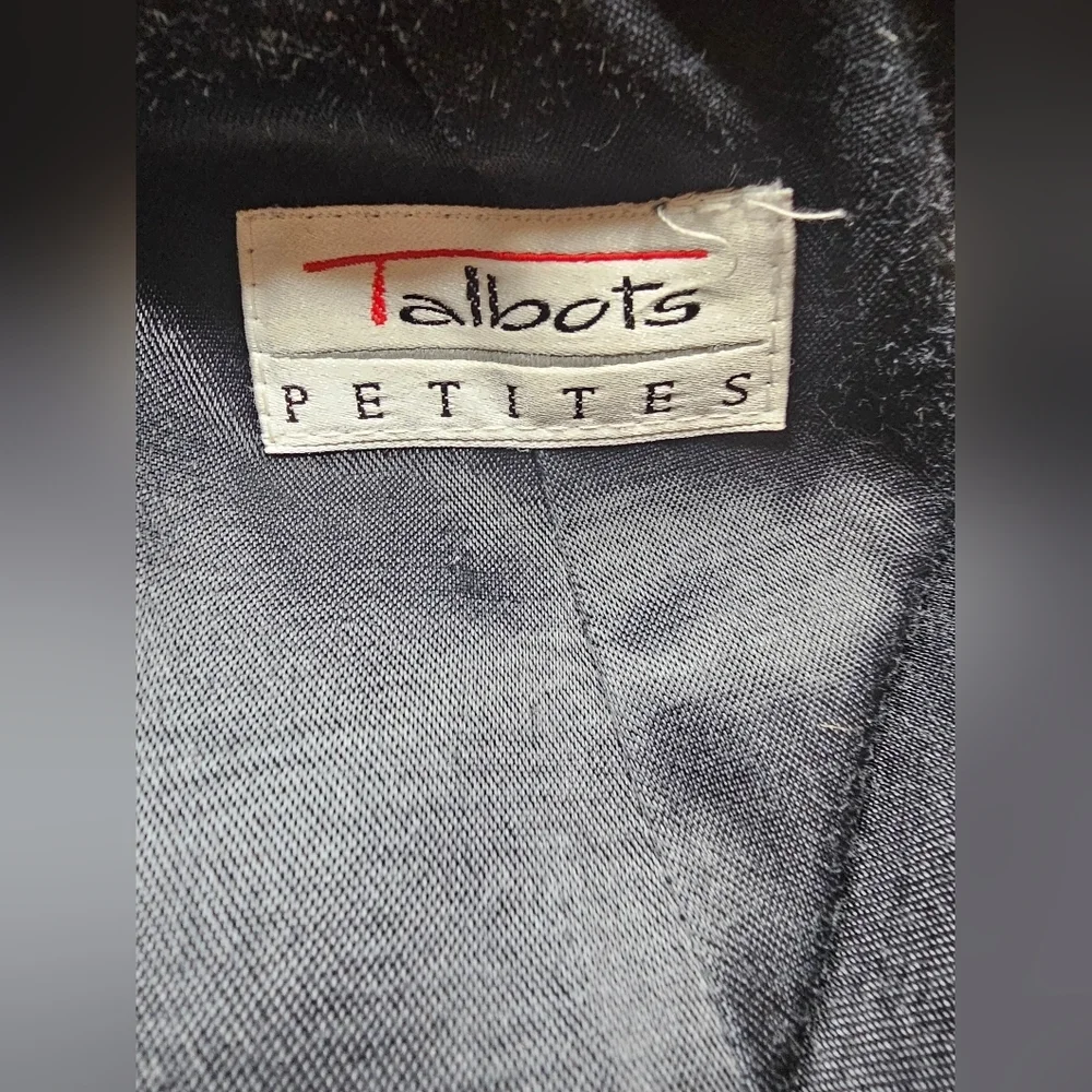 Talbots Petites Wool Cashmere Blend Winter Coat Size Medium - Picture 9 of 15